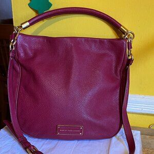 Marc Jacobs Too Hot to Handle Classic Burgundy/ Maroon Hobo